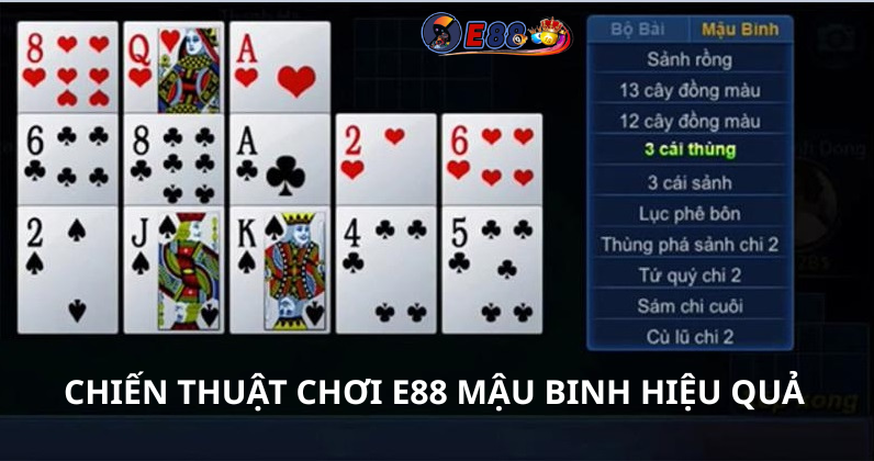 Chiến Thuật Chơi E88 Mậu Binh Hiệu Quả