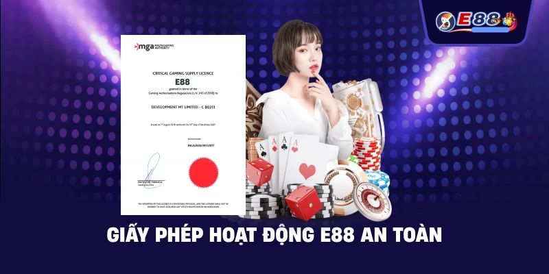Giấy Phép Hoạt Động E88 an toàn